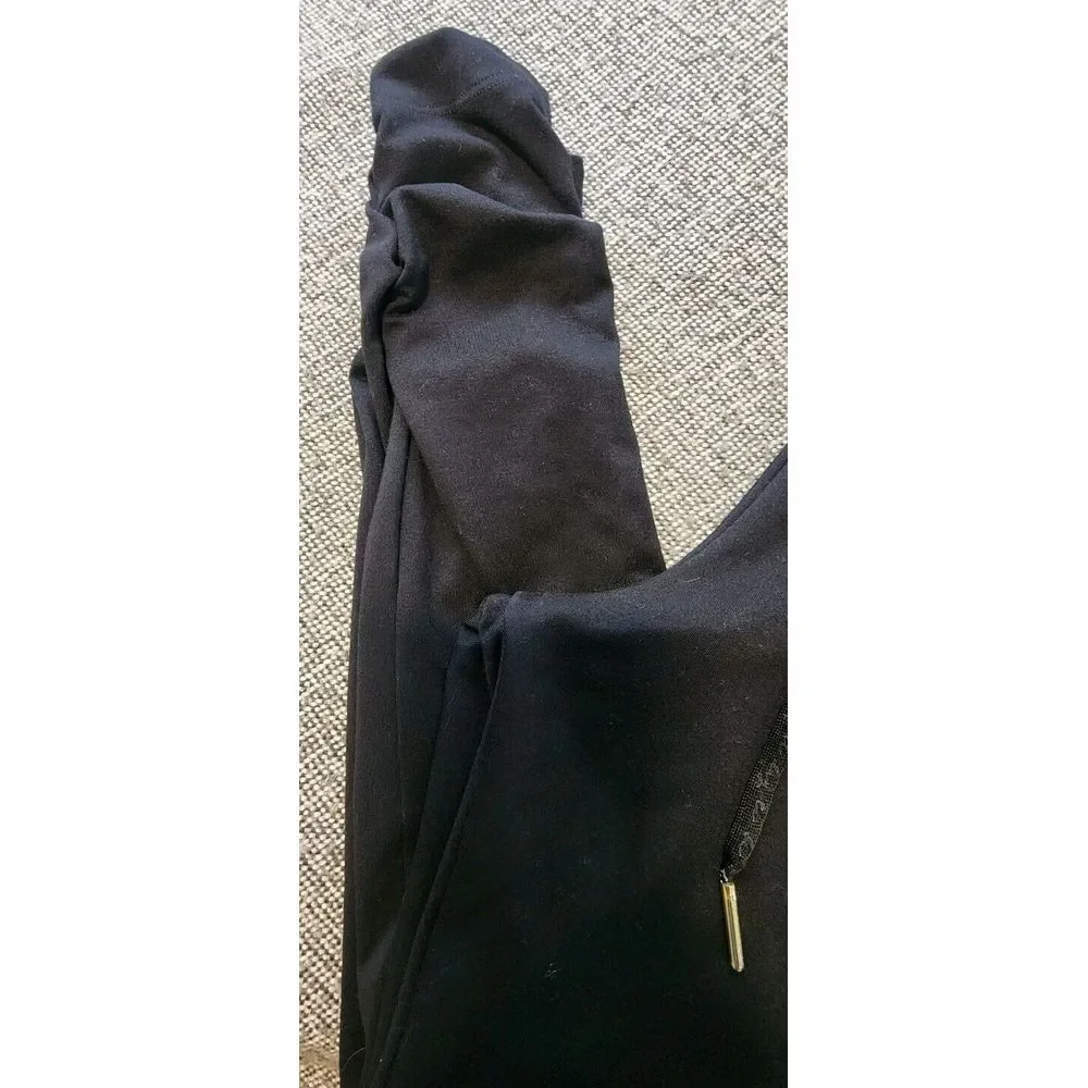Gymshark X Whitney Summers V2 Black Sweats Ankle Ruching Drawstring XS NEW Joggr